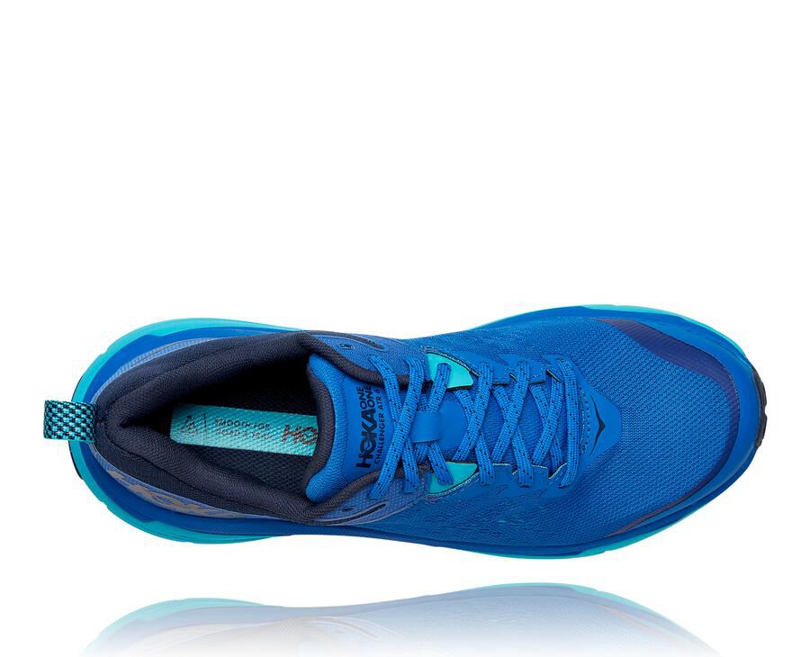 Hoka One One Mens Trail Shoes - Challenger ATR 6 - Blue - KGTU57126